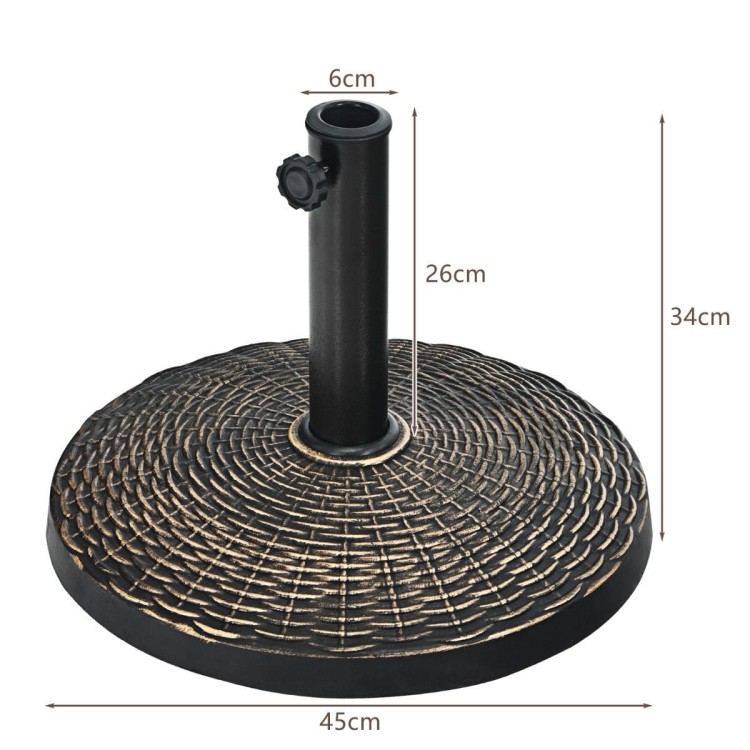 Okrągła podstawa parasola 10 kg