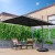 Parasol ogrodowy zewnętrzny 300 x 300 x 273 cm