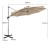 Okrągły parasol ogrodowy 339 cm beżowy