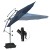 Parasol ogrodowy z oświetleniem LED