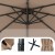 Parasol ogrodowy ze światłami LED obrotowy 360°