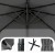 Parasol ogrodowy ze światłami LED obrotowy 360°