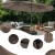 Parasol ogrodowy z solarnymi diodami LED 470 cm