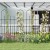 Metalowa pergola do roślin pnących 146 x 186 cm