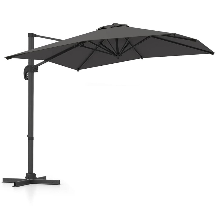 Parasol ogrodowy obrotowy 360°
