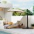 Parasol ogrodowy obrotowy 360°