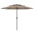 Parasol ogrodowy z systemem wentylacji