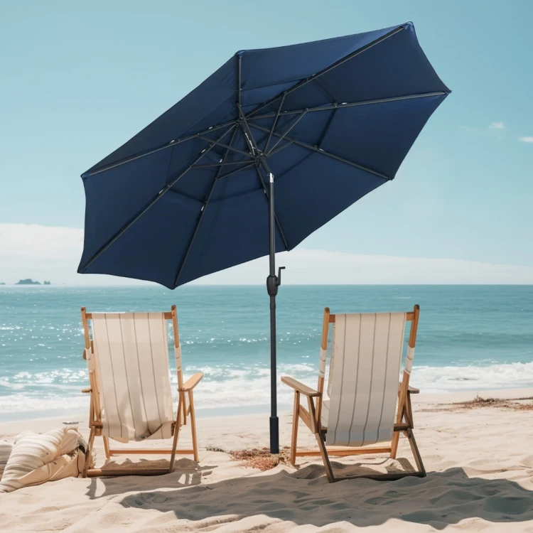 Parasol ogrodowy z systemem wentylacji