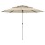 Parasol ogrodowy z systemem wentylacji