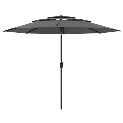 Parasol ogrodowy z systemem wentylacji