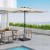Parasol tarasowy 350 cm beżowy