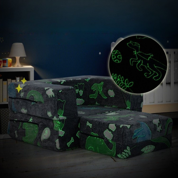 Modułowa sofa dla dzieci fluoroscencyjna
