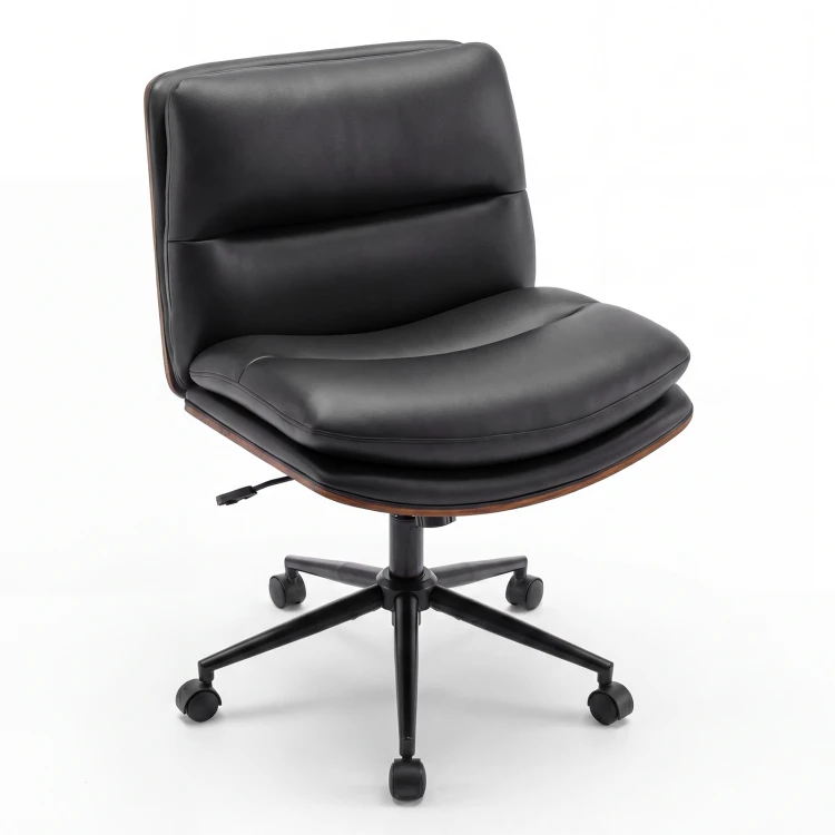 brostuhlhhenverstellbarneigbardoppellagigkunstledermitsitzrckenkissenohnearmlehnenrollenfrbrohomeofficeschwarz_1774234362316_image_2.jpg
