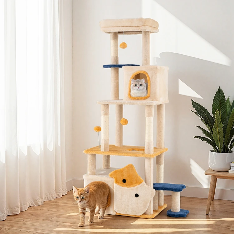 grokratzbaummitfischdesignholzkatzenbaumkatzenkratzbaumkletterbaumbeige_1763972394600_image_1.jpg