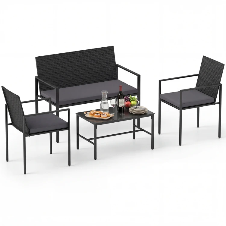 4teiligesgartenmbelsetoutdoorrattansthleloveseatmitgehrtetemglascouchtischgrau_1773888900682_image_9.jpg