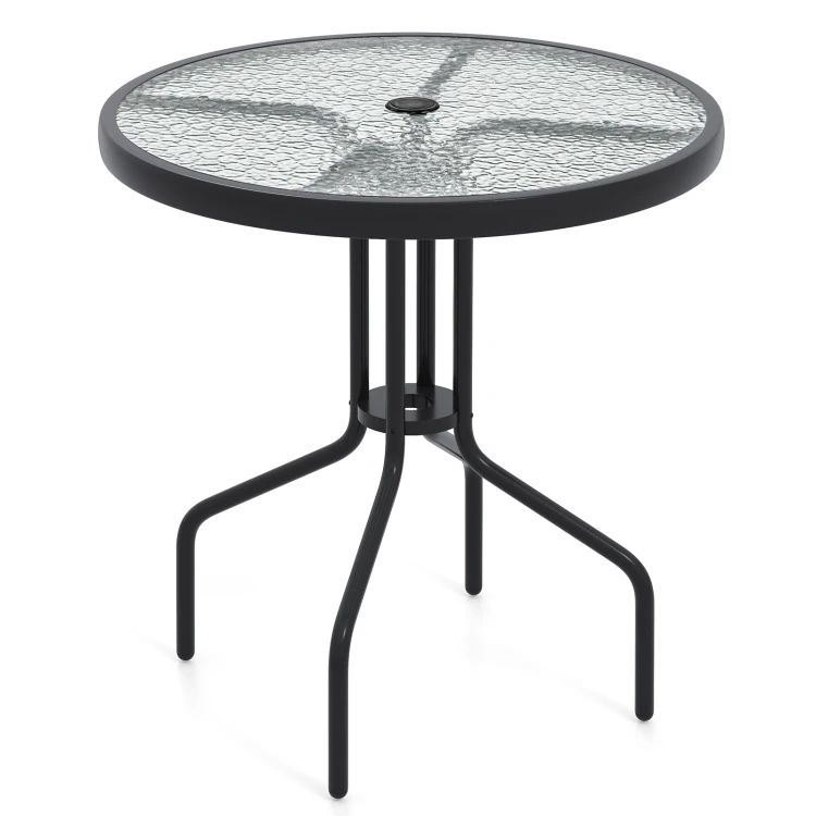 costwaygartentischmitschirmloch70x70x71cmbistrotischmittischplatteausgehrtetemglasrunderbalkontischterrassentischoutdooresstischfrterrassegartenbalkon_1752224034727_image_1.jpg
