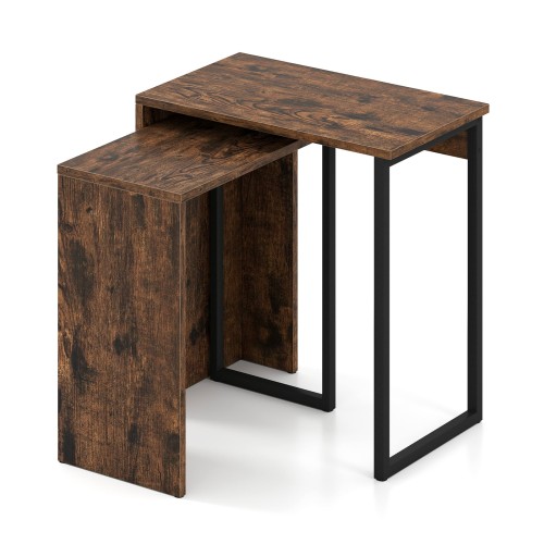 costwaycouchtisch2ersetbeistelltischauskunstholzwohnzimmertischmitrobustemmetallrahmen2stcknachttischefrwohnzimmerschlafzimmerrustikalesbraun_1752226827295_image_2.jpg