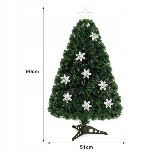 Sztuczna choinka sosna ze stojakiem led 90cm