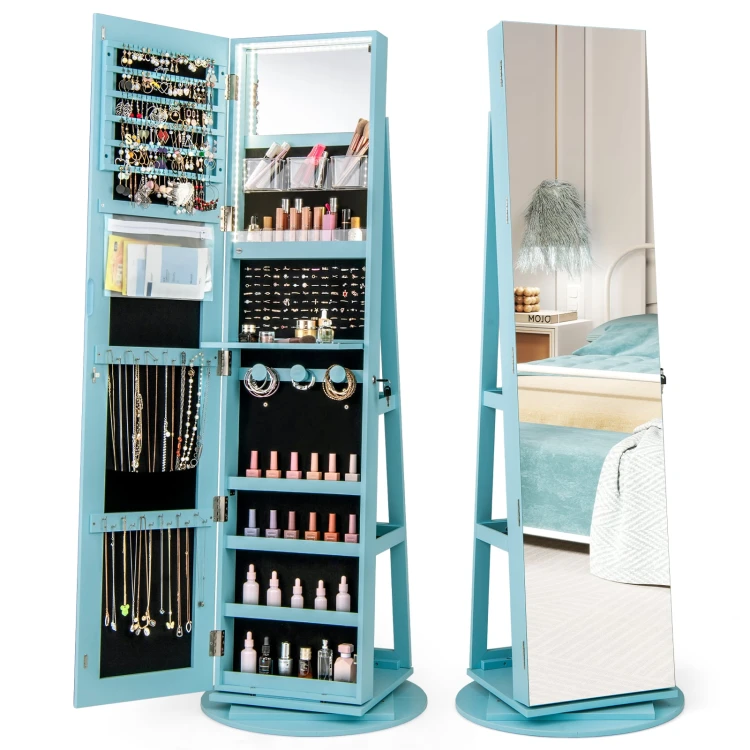 360drehbarerschmuckschrankmitdreifarbigenledleuchtenfreistehenderspiegelschrankblau_1759976957606_image_5.jpg