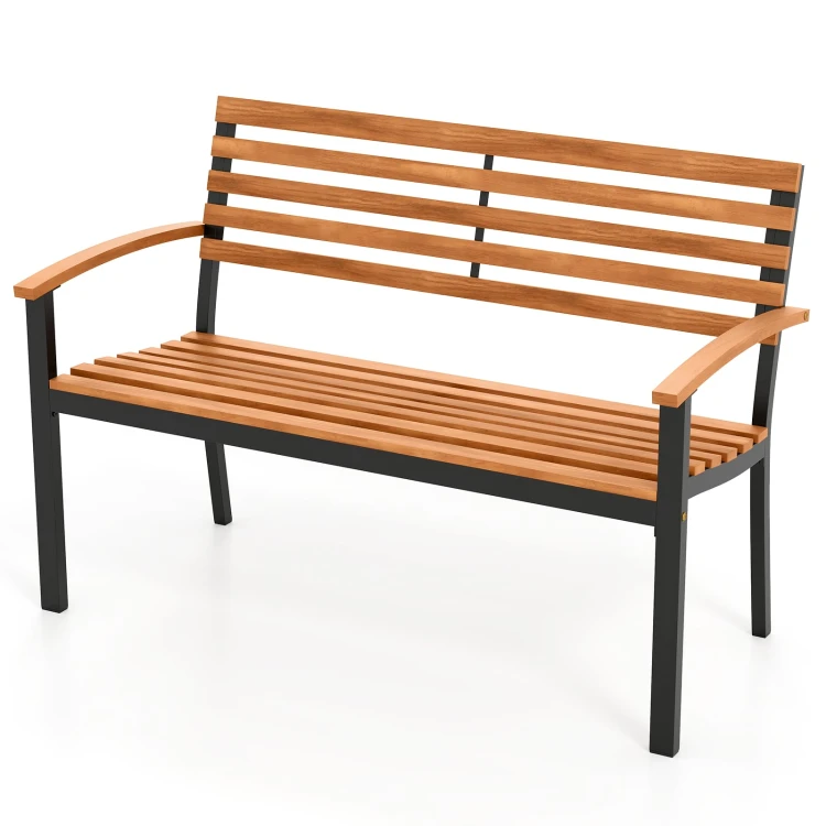 2sitzergartenbankausakazienholzmitarmlehnenmetallrahmenwetterfestholzbankparkbank_1769482204004_image_2.jpg
