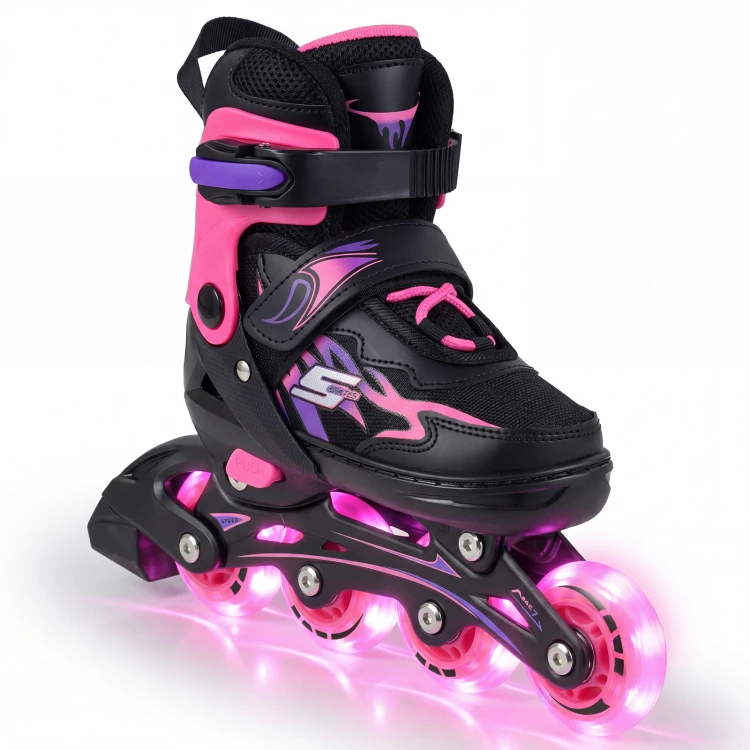 kinderinlineskates57jahren4fachverstellbarleuchtenderdersicherheitsausstattunginnenauenfranfngerrosa_1774315073125_image_2.jpg