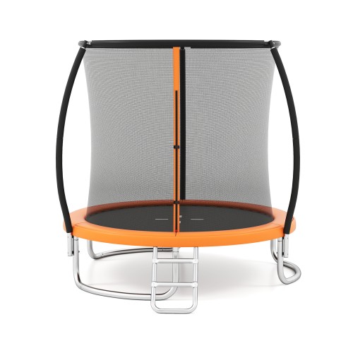 costwaytrampolinoutdoormitleitergartentrampolinrundmitsicherheitsnetzrandabdeckungmetallrahmenkindertrampolinkomplettsetfrkindererwachsene244cmorange_1752823751124_image_2.jpg