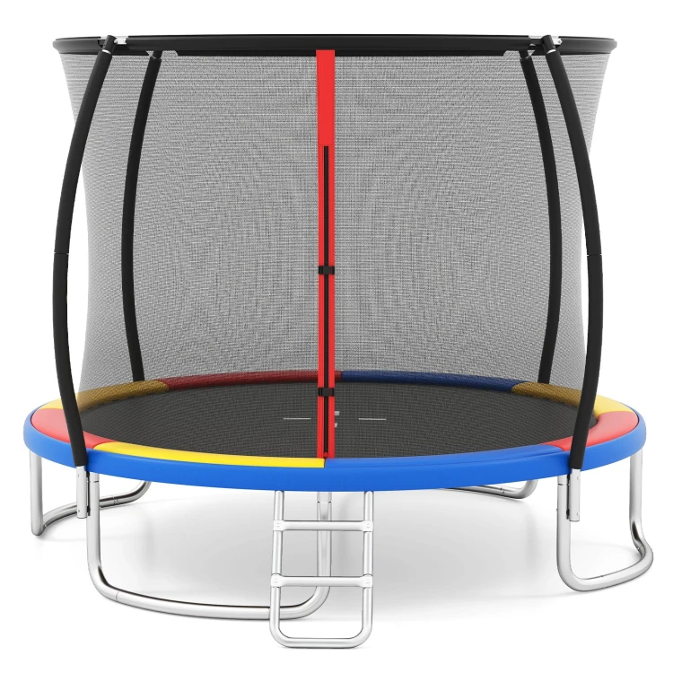 trampolinoutdoormitleitergartentrampolinrundmitsicherheitsnetzrandabdeckungmetallrahmen305cmbunt_1753082885201_image_1.jpg