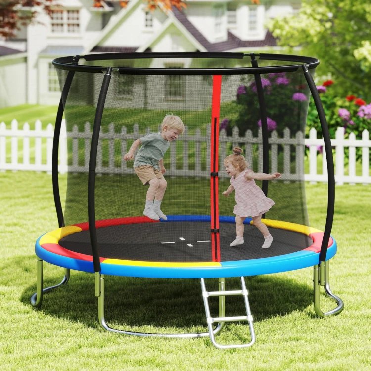 trampolinoutdoormitleitergartentrampolinrundmitsicherheitsnetzrandabdeckungmetallrahmen366cmbunt_1766667257903_image_10.jpg