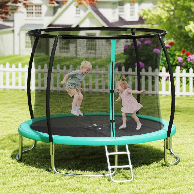 trampolinoutdoormitleitergartentrampolinrundmitsicherheitsnetzrandabdeckungmetallrahmen366cmgrn_1766668919353_image_6.jpg