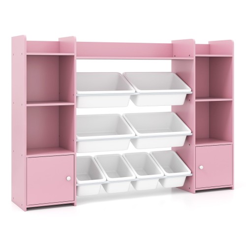 142cmgroerspielzeugschrank4stufigeskinderregalmit8herausnehmbarenbehlternbcherregalrosa_1762314076839_image_9.jpg