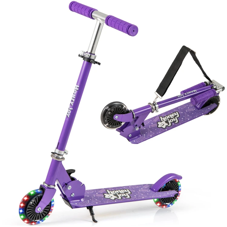 costwayrollerkinderklappbarkinderrollermitledrderlenkerstndertragegurtscooterhhenverstellbartretrollercityrollerkickscooterfrjungenmdchenab3jahrenlila_1752197429038_image_2.jpg