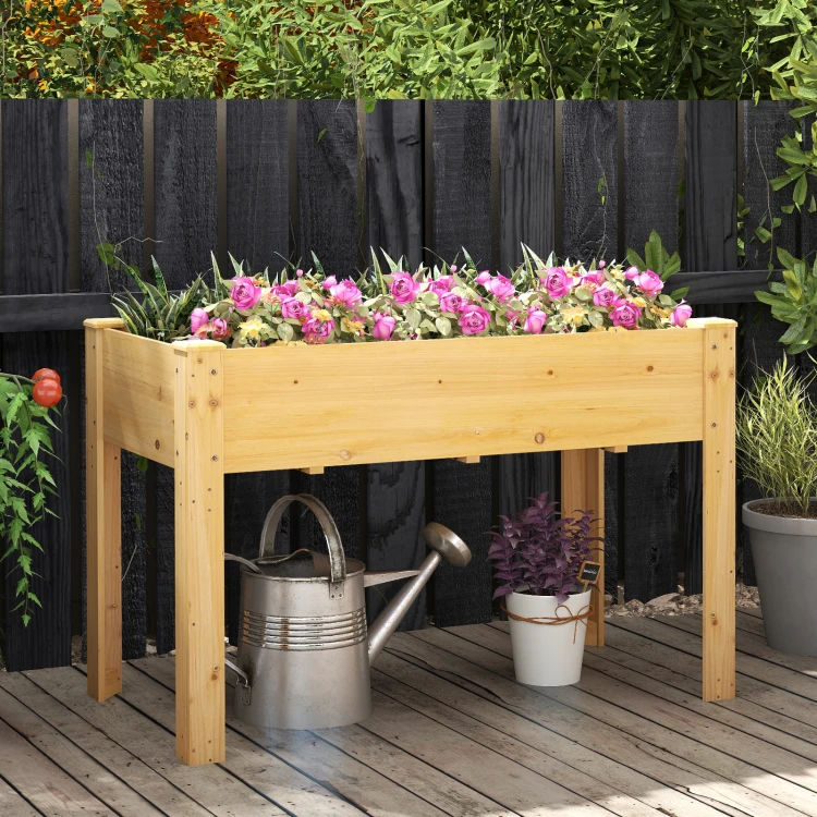 costwayhochbeetholzerhhtesgartenbeetpflanzkastenmitdrainagelcherngemsebeetpflanzbeetrechteckigkruterbeetgropflanztrogfrbalkongartenterrasse120x60x82cmnatur_1752210574760_image_1.jpg