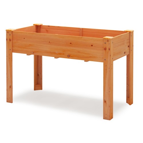 costwayhochbeetholzerhhtesgartenbeetpflanzkastenmitdrainagelcherngemsebeetpflanzbeetrechteckigkruterbeetgropflanztrogfrbalkongartenterrasse120x60x82cmbraun_1752210958777_image_2.jpg