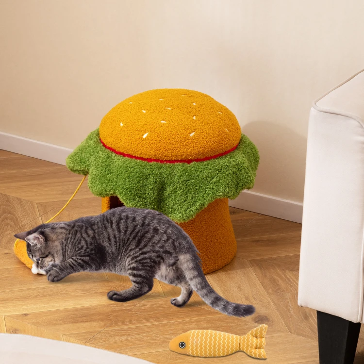 seskatzenbetthamburgerfrmigeskatzenhausmitgepolstertemoberensitzplatzhngendemplschspielzeugorange_1757557040797_image_2.jpg