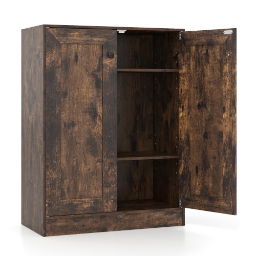 holzsideboardmittrenverstellbarenregalenbuffetschrankbodenablageschrankrustikalesbraun_1764919569450_image_1.jpg