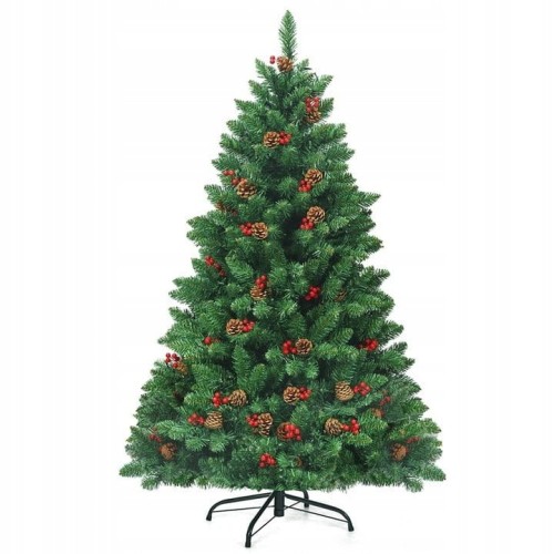 Sztuczna choinka z lampkami LED 135cm