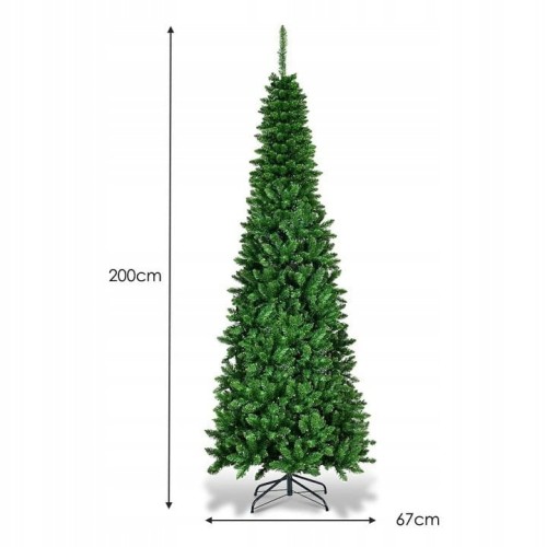 Sztuczna choinka z lampkami LED 200cm