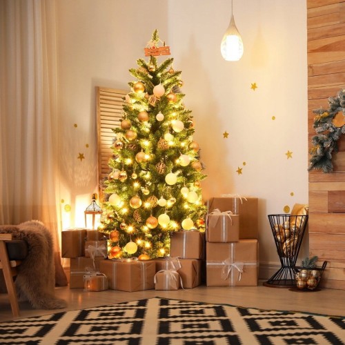 Sztuczna choinka wąska z lampkami LED 150cm