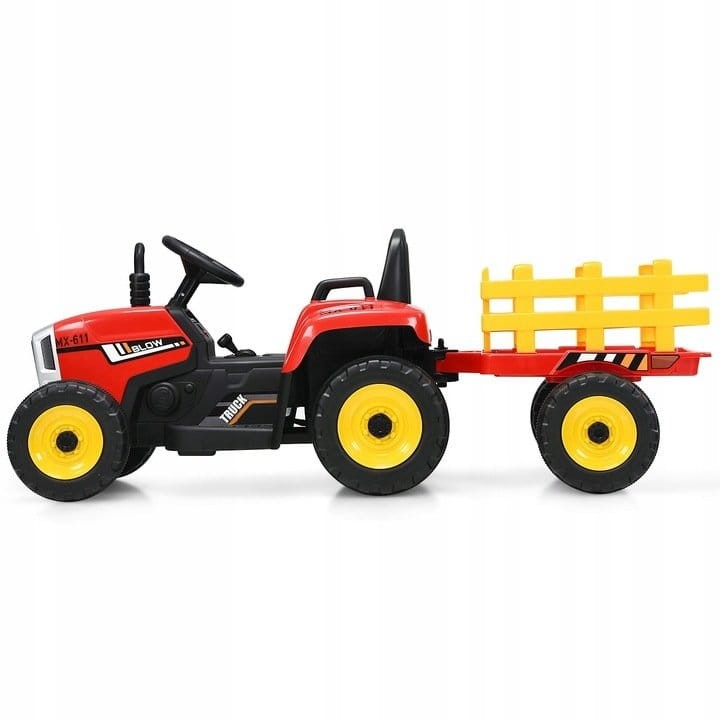 Traktor elektryczny z przyczepką dla dzieci