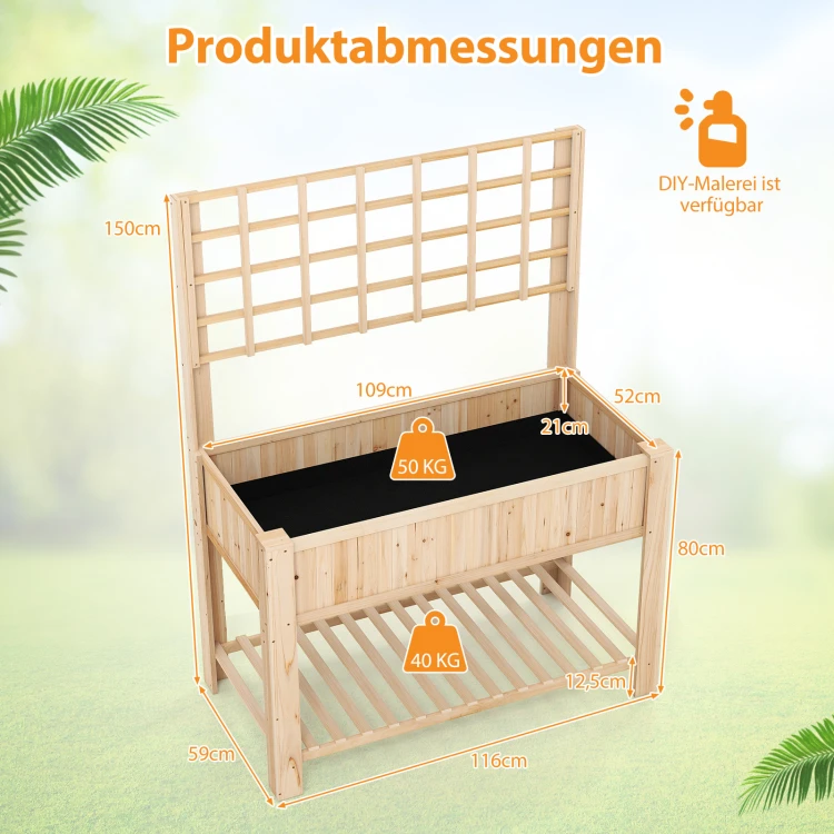 hochbeetmitspalierundablageblumenbeetmitablauflcherngartenbeetpflanzkastenholzblumenkasten116x59x150cmnatur_image_3_1.jpg