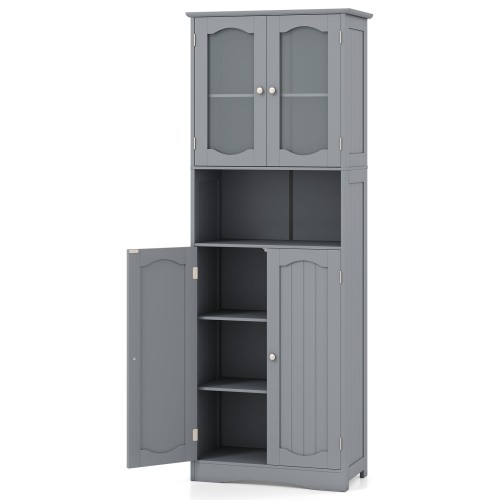 badezimmerschrankfreistehenderhochschrankmit4trenoffenemfachverstellbaremeinlegebodenbadschrankmitkippschutzgrau164cm_1751613966046_image_5.jpg