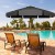 Regulowany parasol ogrodowy plażowy 300 cm