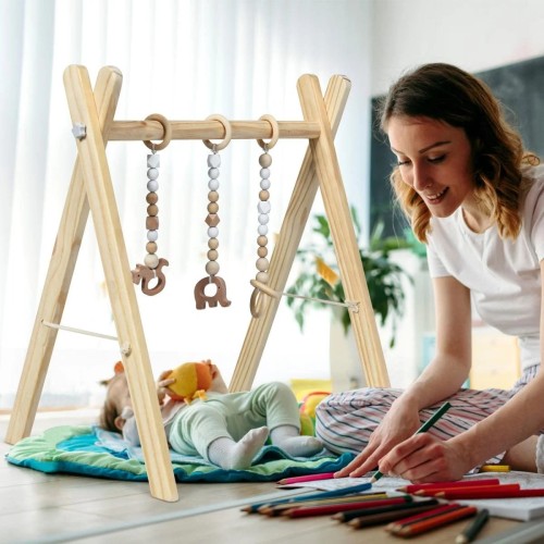 Pałąk edukacyjny z zabawkami dla dzieci