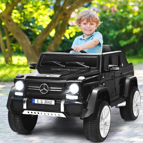 Samochód dla dzieci Mercedes Benz Maybach G650-S  z oświetleniem LED Czarny