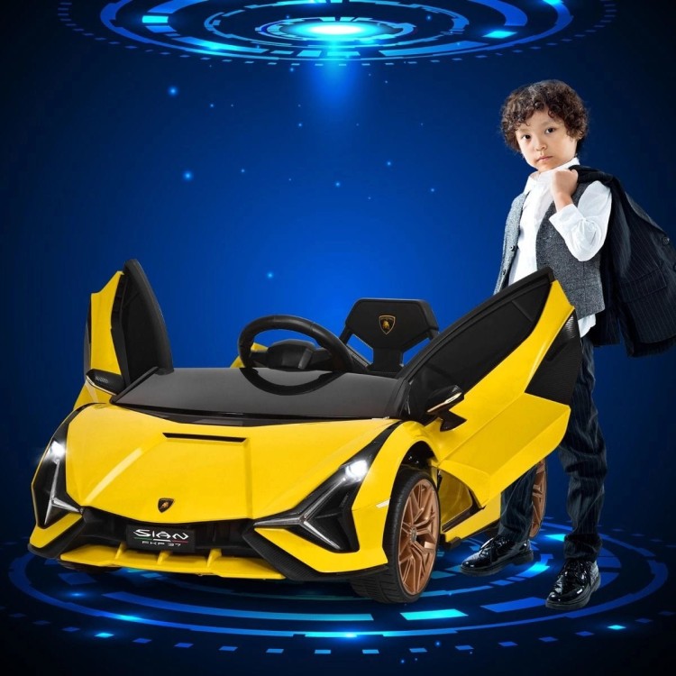 Samochód elektryczny Lamborghini Sián dla dzieci z światłami LED