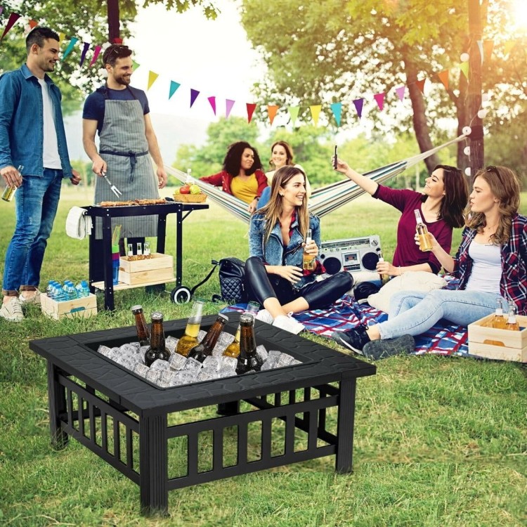 Palenisko ogrodowe Grill 3w1 81 x 81 x 50 cm