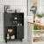 Drewniany kredens z 4 poziomami 80 x 24 x 119,5 cm