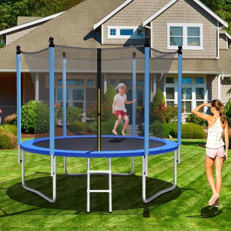 Trampolina ogrodowa 305 cm z siatką wewnętrzną