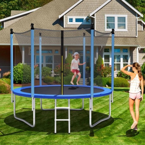 Trampolina ogrodowa 244 cm z siatką wewnętrzną