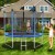 Trampolina ogrodowa 244 cm z siatką wewnętrzną
